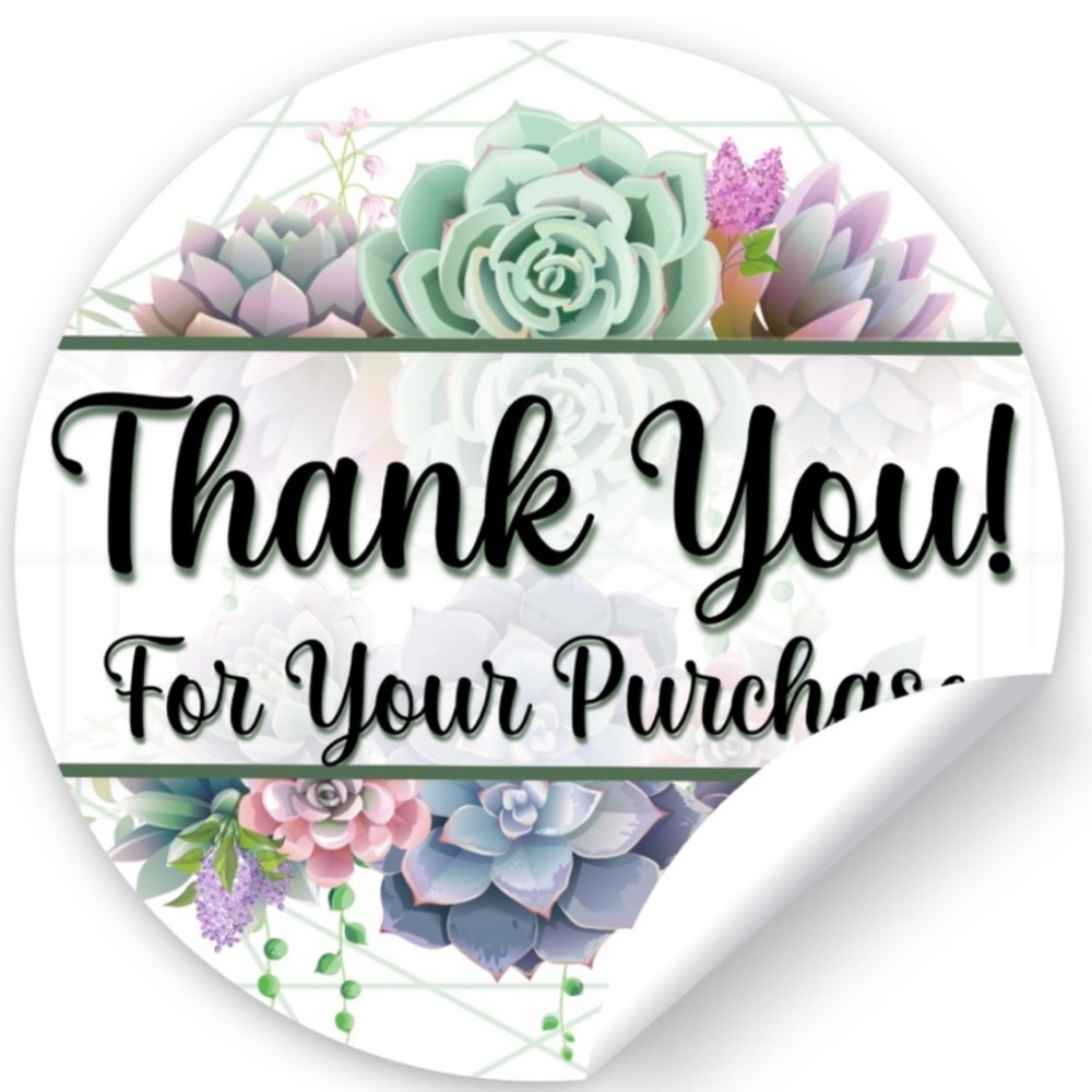 Thank You Sticker Labels